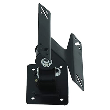 GLigeT Monitor Arm Gas Wall Mount Monitor Bracket, Full Motion 14-24 Inch 180° Swivel and Tilt TV Mount Bracket, Sturdy Steel LED LCD Monitor Holder Bracket, Black Monitor Desk Mount