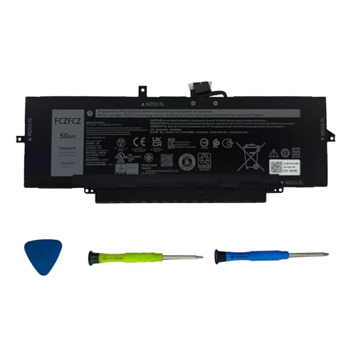 47XV3 Battery 50Wh 4113mAh Replacement for Dell Latitude 9330 Series 47XV3 5Y3T9 31CP5/73/78 11.55V 3-Cell - size: 5.6*1.85*0.15 inch 47XV3