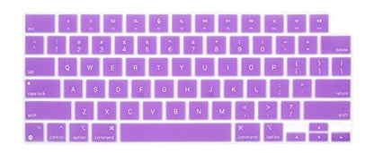 Se7enline Compatible with MacBook Keyboard Cover Skin for Mac Neo & Air 13/15 & Pro 14/16 inch (M5 M4 M3 M2 M1 A18 Pro) 2026/2025/2024/2023/2022/2021 Silicone Waterproof Dustproof Durable,Purple - color: Purple