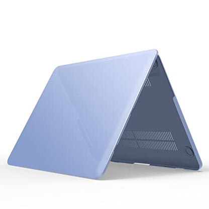 IBENZER Compatible with MacBook Pro 13 Inch Case 2015 2014 2013 end 2012 A1502 A1425, Hard Shell Case with Bag & Keyboard Cover & Screen Film for Old Version Mac Pro 13, Serenity Blue, R13-SRL+3SP - color: Serenity Blue