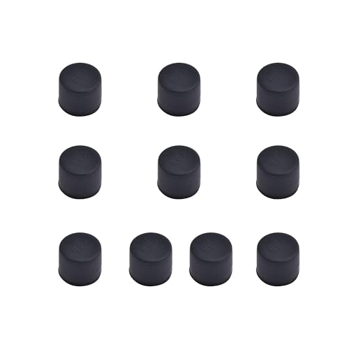 10 PCS RCA Port Anti-dust Plugs, Silicone Covers Caps Stoppers, Port Protector for Desktops Amplifiers DVD TV etc, ID; 0.31" - size: RCA/Black/10 PCS