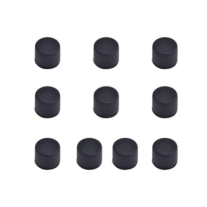 10 PCS RCA Port Anti-dust Plugs, Silicone Covers Caps Stoppers, Port Protector for Desktops Amplifiers DVD TV etc, ID; 0.31" - size: RCA/Black/10 PCS