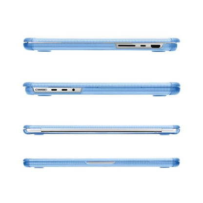 MOSISO Compatible with MacBook Pro 14 inch Case M5 M4 M3 M2 M1 2026-2021 | 3 in 1 Kit Anti-Crack Hard Shell with TPU Bumper, A3427 A3426 A3434 A3112 A3185 A3401 A2918 A2992 A2779 A2442, Air Blue - color: Air Blue