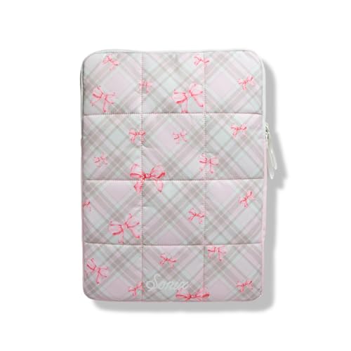 Sonix | Puffy Laptop Sleeve | 15-16 Inch, Quilted Pillow Puffer Laptop Carrying Case, Computer Sleeve | Clueless Pink - color: Clueless Pink