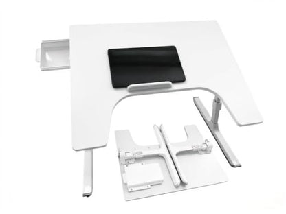 Armrest Laptop Desk for Couch and Bed,Hospital Bed Table,Lap Desk Pillow,Large Adjustable Bed Desk for Laptop with Drawer and Tablet Slot, U-Table for Reading, Gaming, Writing,Eating,Drawing