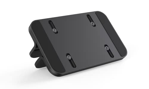 Aluminum Laptop Vertical Stand Organizer, Sturdy Laptop Computer Holder Desktop Stand Compatible with new Retina Apple MacBook Pro/Air/Neo, Mac mini & iPad Pro - Black - color: Black
