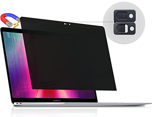 Peslv Magnetic Privacy Screen for MacBook Pro 15 Inch (2016-2019), Removable Anti Blue Light Glare Peep Filter Black out Screen Protector for Mac 15In Laptop Model (A1707, A1990) - color: black, size: MacBook Pro 15 Inch(2016-2019)