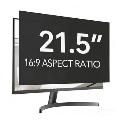 Anti Blue Light Glare & Anti Scratch Computer Privacy Shield Removable Laptop Privacy Screen Anti Glare Blue Light Screen Protector Fully Removable(21.5inch/47.5x26.7 cm) - size: 21.5inch/47.5x26.7 cm