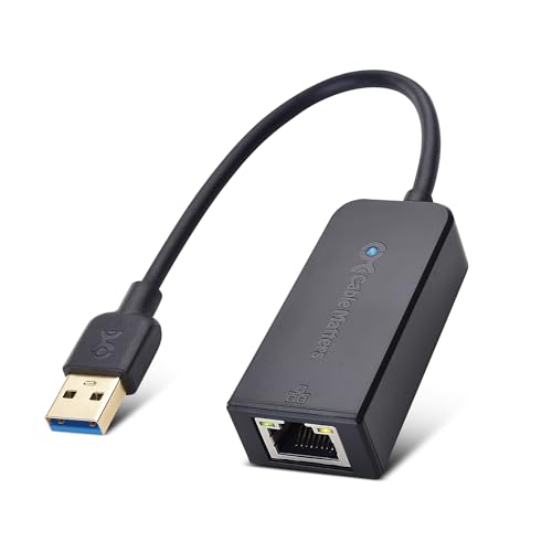 Cable Matters USB to Ethernet Adapter, USB 3.0 Gigabit Network | Plug & Play, PXE MAC Address Clone, 10/100/1000Mbps, for Laptop - size: 1-Pack