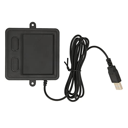 Wired USB Touchpad for Laptop & Desktop – High Sensitivity Portable Trackpad with 2- Design, Plug-and-Play / Compatible Black Touchpad for Home Office, Remote Work, and Travel