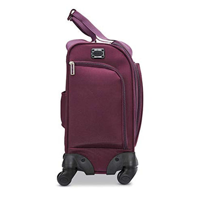 Samsonite Underseat Carry-On Spinner With USB Port, Purple, One Size - color: Purple