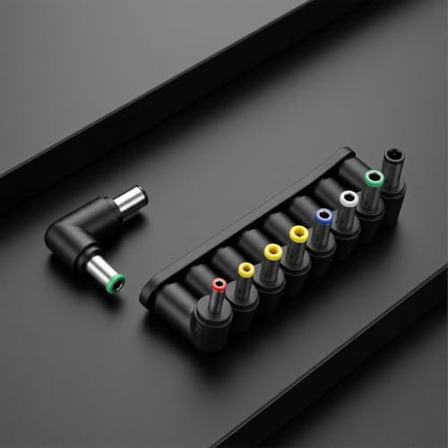 5.5 X 2.1 Mm Dc Power Jack, 8 Pcs DC Power Adapter Kit Right Angle Jack Converter Barrel Connector Set