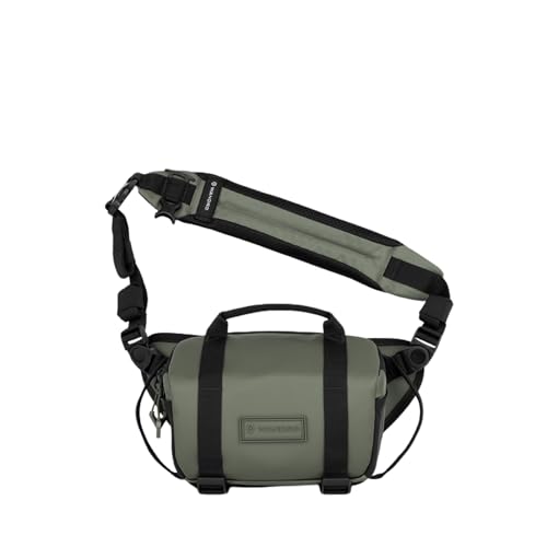 WANDRD All New ROGUE Sling V2: Weather-Resistant Everyday Carry Bag with Lightning Fast Access, Customizable Interior, Laptop Sleeve & Tripod Pocket – Minimalist Crossbody for Travel, EDC & Creators - color: Wasatch Green, style: 4l