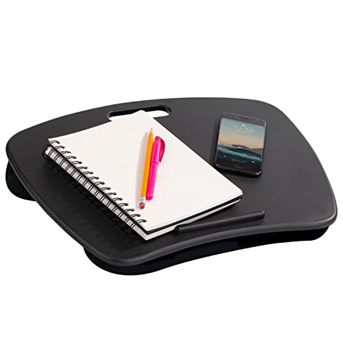 LAPGEAR Basic Lap Desk – Black, Fits 15.6” Laptops - color: Black