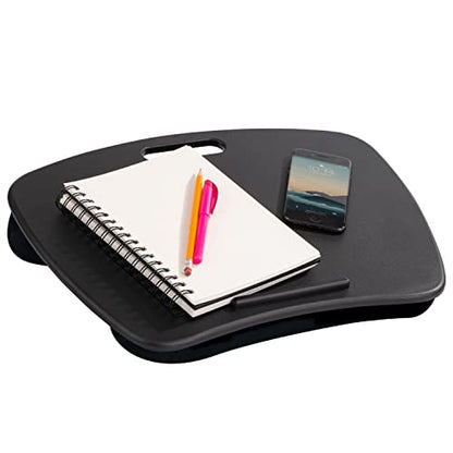 LAPGEAR Basic Lap Desk – Black, Fits 15.6” Laptops - color: Black