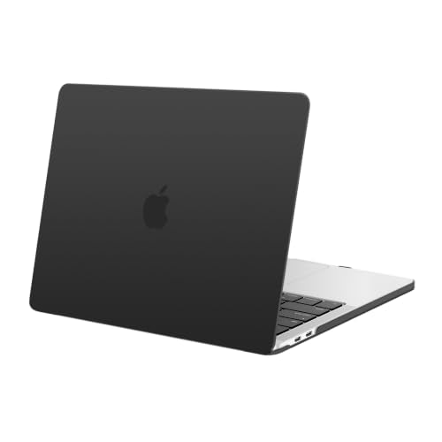 MOSISO Compatible with MacBook Pro 13 inch Case M2 M1, Matte Black | Plastic Hard Shell Case Cover 2026-2016A2338 A2251 A2289 A2159 A1989 A1708 A1706 with/without Touch Bar - color: Matte Black