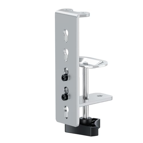 Freelift Desk C-Clamp Extension for Max 6 inch Thick Desktops, Monitor Mount C-Clamp Base, Fits MU8011B/MU8012B/MU8013B/MU8014B/MU8011W/MU8012W/MU8013W/MU8014W, Black