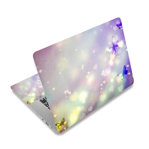 Laptop Skin Sticker Decal,12" 13" 13.3" 14" 15" 15.4" 15.6 inch Laptop Skin Sticker Cover Art Decal Protector Notebook PC (Purple) - color: Purple