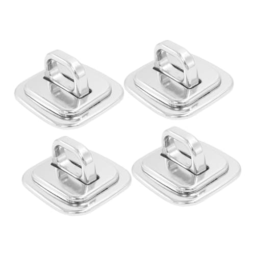 TEHAUX 4pcs Laptop Security Lock Desk Anchor Mount Base for Cable Locks Theft Prevention