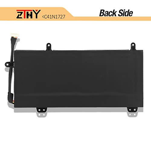 ZTHY C41N1727 Laptop Battery Replacement for Asus Zephyrus M GM501 GM501G | GM501GM GM501GS ROG GU501 GU501G GU501GM GM501G-SEI006T GM501GS-EI015T GU501GM-BI7N8 GM501GM-EI005T GM501GS-EI003T 15.4V 55Wh - size: 11.81*4.13*0.16 inch C41N1727