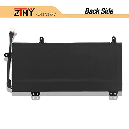 ZTHY C41N1727 Laptop Battery Replacement for Asus Zephyrus M GM501 GM501G | GM501GM GM501GS ROG GU501 GU501G GU501GM GM501G-SEI006T GM501GS-EI015T GU501GM-BI7N8 GM501GM-EI005T GM501GS-EI003T 15.4V 55Wh - size: 11.81*4.13*0.16 inch C41N1727