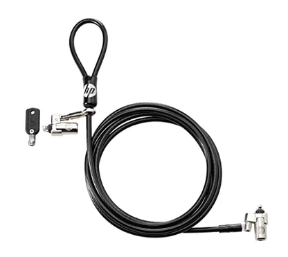 BRETFORD, INC HP T1A64AA Dual Head Keyed Cable Lock - Security Cable Lock - 7 ft