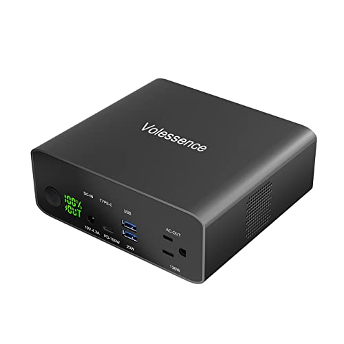 40000mah Laptop Power Bank | AC/USB-C/USB-A Battery Backup for Laptops: MacBook Pro/iPad Pro/Dell/HP/Surface | Cameras: Canon/Nikon/DSLR/DJI Drones | Smart Devices: iPhone/Samsung