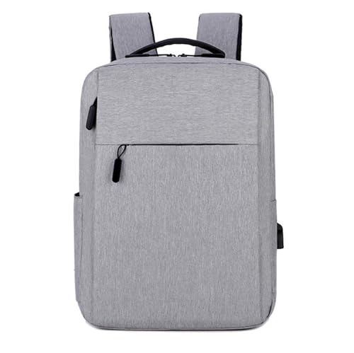 15 Inch Laptop Backpack,Business Bag with USB Port for Travel & Commute Grey - color: Grey