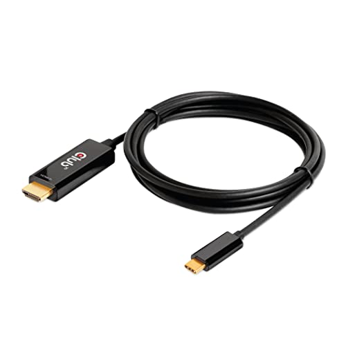 Club 3D 4K 60Hz HDMI to USB Type C Video Cable HDMI 2.0 (Male) to USB Type C (Male) Active Monitor Converter 1.8m/6 Feet CAC-1334 - style: Cable M/M 1.8m