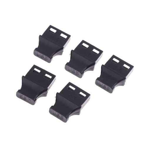 USB Cover Cap 30Pcs Type-A USB Port Plug with Handle - Anti-Dust Cover for Laptop and Computer Socket Cap - Unused Interface Protection