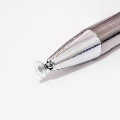 4pcs Stylus Pen Replacement Tips Capacitive Touch Screen Disc Tips for Tablets and Laptops Compatible with Touchscreen Devices for Precise Writing and Drawing