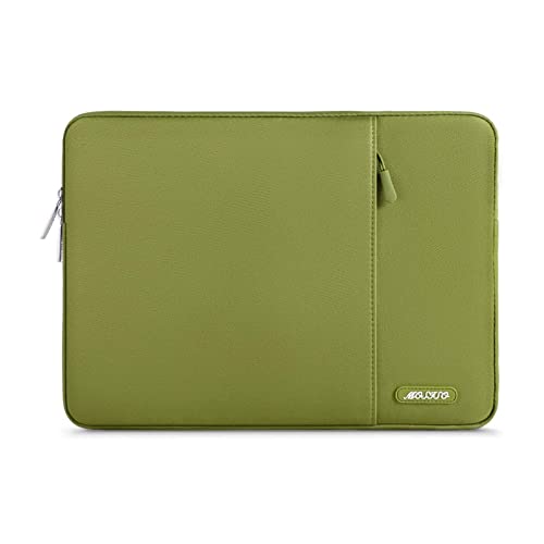 MOSISO Laptop Case 13 inch, Laptop Sleeve Bag with Pocket | Compatible with MacBook Neo A3404 2026/Air/Pro 13 M5/M4/M3/M2/M1 2026-2016, Polyester Vertical Computer Bag, Chartreuse - color: Chartreuse, size: 13 inch