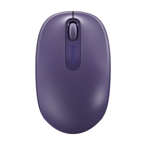 Incase Wireless Mobile Mouse 1850 – Designed by Microsoft – Compact, Comfortable, Right/Left Hand Use, 6-Month Battery Life, Nano Transceiver, Works with Mac/Windows 8/10/11 (Purple) - color: Purple