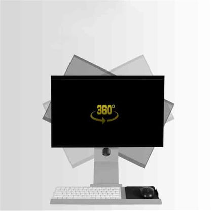 Monitor Stand Silver Single Arm Monitor Stand Non Foldable Wall Mount with Regular Tray Single Screen Monitor Stand Desk arm