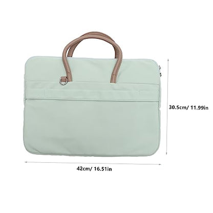 TEHAUX Laptop Sleeve Bag for Laptops Vertical Case with Extra Pocket for Accessories Lightweight Shoulder Bag for Women for Travel and Business