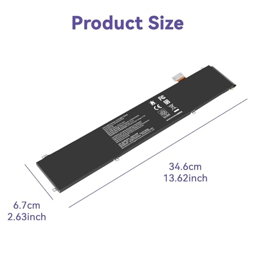 RC30-0248 Battery Replacement for Razer Blade Advanced 15 2018 2019 2020 2021 RTX 2060 2070 2080 RZ09-02385 RZ09-02386 RZ09-02386E92 RZ09-02486 RZ09-02886 RZ09-02887 RZ09-0301 RZ09-03135 4ICP4/55/162 - size: RC30-0248 15.71 4.84 1.18in