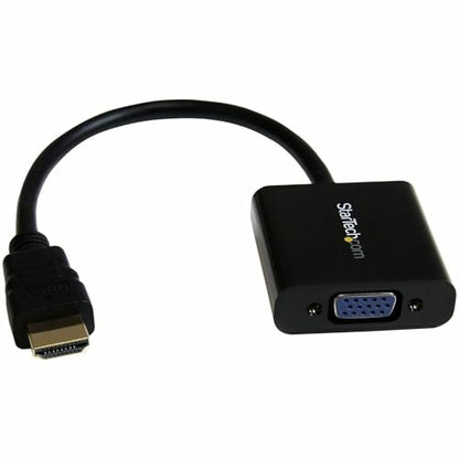 StarTech.com 1080p 60Hz HDMI to VGA High Speed Display Adapter - Active HDMI to VGA (Male to Female) Video Converter for Laptop/PC/Monitor (HD2VGAE2) | Active HDMI to VGA high speed converter for laptop or desktop, 1920 x 1080, 1080p 60Hz, No external pow