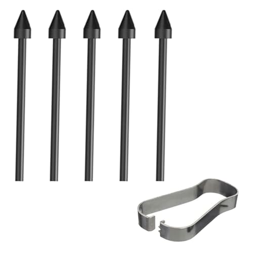 5 Pcs Book Pro 3 S Pen Tips for Samsung Galaxy Book Pro 360 2 S Pen Nibs Replacement Galaxy Book Pro 360 S Pen Tips Replacement + 1 Tweezer (Black), PPP_BOOKPRO360_BX - color: Gray