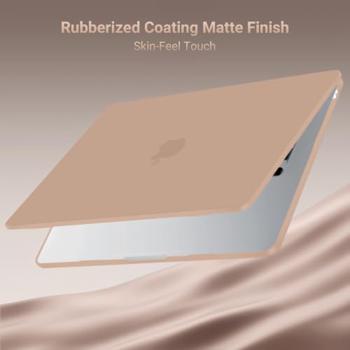 MOSISO Compatible with MacBook Air 15 inch Case M5 2026 M4 M3 M2 2025-2023 | A3448 A3241 A3114 A2941, Scratch-Resistant Protective Hard Shell Case&Keyboard Cover&ScreenFilm&Pouch, Bronze Brown - color: Bronze Brown