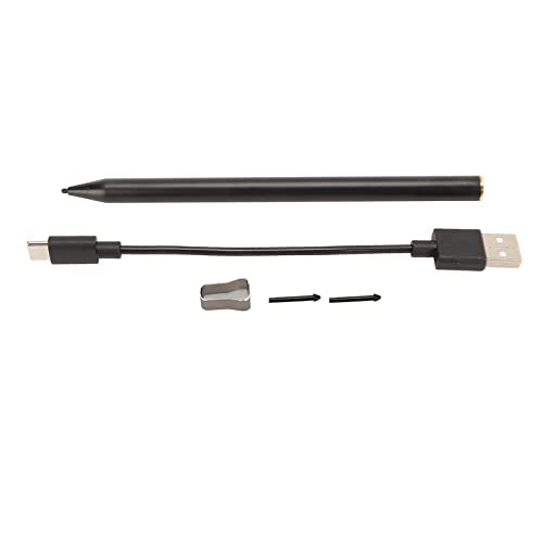 Active Pens for Touch Screens, Stylist Digital Pen, Pen Auto Shutdown 5V 200mA Long Battery Life 4096 Pressure Sensitive Digital Touch Pen for for Office