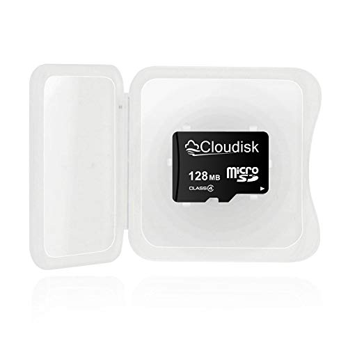Pack of 10 Micro SD Card 128MB Small Capacity (Not 128GB) Memory Card C4 with Adapter, Card Reader (128MB=0.128GB) - size: 128MB