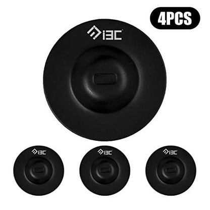 Anchor Plate Adhesive Security Plate, Laptop Lock Plate with Slot, Universal Lock Plate for Laptop, Monitor, Smart Phone,Tablet, Other Electronic Products 4 Pack (Black) - color: Black