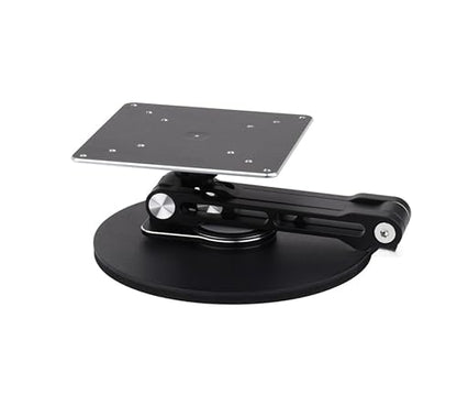 VESA Portable Monitor Stand, Compatible with Monitors Up to 19inch, Supports 50 x 50/75 x 75/100 x 100 (mm) VESA Mounting Holes, Supports Multi-Axis Rotation, Adjustable & Foldable