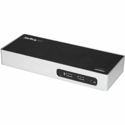 StarTech USB-A Dual Monitor Dock, HDMI & DVI/VGA, 6-Port USB, GbE, Audio | Windows and Mac, Mixed fleets, Six 5Gbps USB-A ports, Two BC 1.2 always-on fast-charge, 1m (3.3ft) host cable - size: Dual Monitor, style: HDMI | DVI/ VGA | 6 x USB 3.1