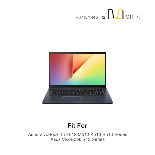 MULS B31N1842 Laptop Battery for Asus VivoBook 15 F513 M513 K513 S513 X513 | S15 S531F VivoBook S15 V5050E V5050EA S5500F S5500FL X513EA X531F X531FA K531F S531F S531FA V531F V531FA 0B200-03440000 42Wh