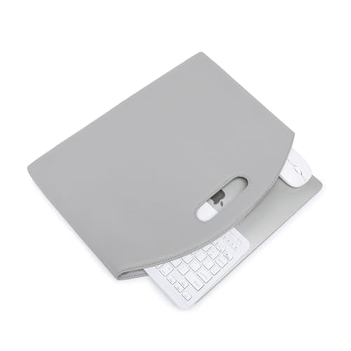 Official Document Computer Bag Stylishly Sleek with Multiple Compartments and Easy to Carry Design - color: Shark Gray/Pu