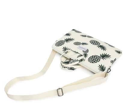 Water Resistant Laptop Shoulder Sleeve Case Bag for MacBook Pro 16 inch and 15.6 inch and 16 inch laptop (Pineapple) - color: Pineapple