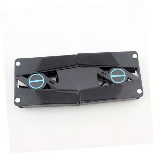 OSALADI 2Pcs USB Laptop Cooling Pad Ventilated Stand with Quiet Dual Fans Compatible with All Laptops and Game Consoles Portable Design for Easy Storage Low Noise Operation