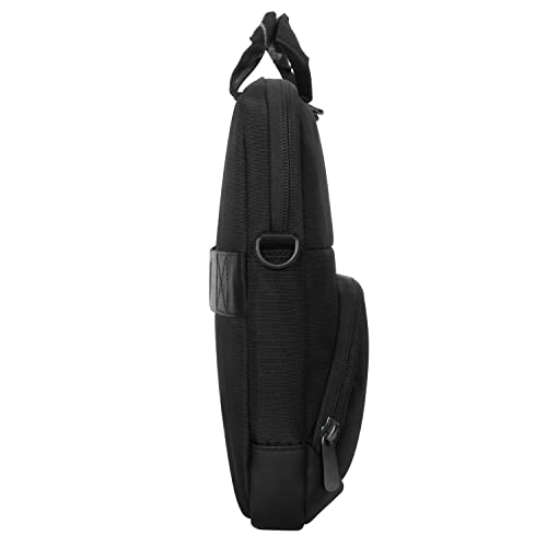 Targus 12-14" Laptop Bag for Business and Travel, Black - Computer Messenger Bag for Men and Women, Durable Water-Resistant Material, Fits 12-14" Laptops and Chromebooks (TBS579GL)