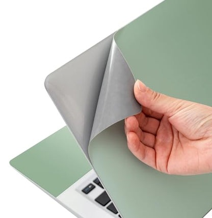 Laptop Skin Sticker Decal 15-15.6 Inches, Universal Reusable Vinyl Sticker for 12.1 13 13.3 14 15.4 Inches Netbook/Notebook PC, Waterproof & Scratch-Resistant (Mint Green - Gradient) - color: Mint Green - Gradient